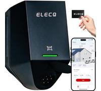 ELECQ Wallbox 22kw mit APP & zähler | PV-Laden,Aktives Lastmanagement | 4G WiFi OCPP | kompatibel 11KW Typ 2 e auto heimladestation | 3-phasig,32A,EV-ladegerät Für außenmontage privat zuhause & Firmen