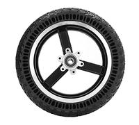 Electric Scooter Front Wheel Hub Shock Absorbing Honeycomb Wheel for KUGOO M4 10 Inch Modification Durable Rubber Tire Aluminum Alloy Replacement Part