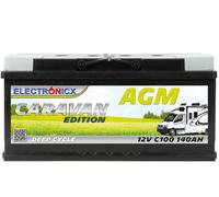 Electronicx Caravan Edition Batterie AGM 140 AH 12V Wohnmobil Boot Versorgung