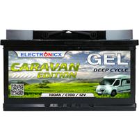 Electronicx Caravan Edition GEL Batterie 100 AH 12V Wohnmobil Boot Versorgung