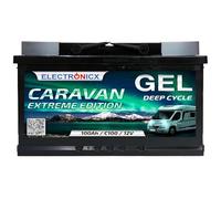 Electronicx Caravan EXTREME Edition GEL Batterie 100 AH 12V Wohnmobil Boot Versorgung