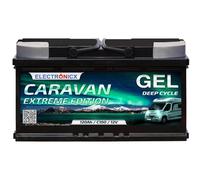 Electronicx GEL Caravan Extreme Versorgungsbatterie 12V 120Ah / 120 Ah 12 Volt - Deep Cycle Batterie wartungsfrei & versiegelt - 353×175×190 mm - Wohnmobil Wohnwagen Solar Freizeit Camping