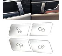 Elegante Matt Silber Zierleisten für Mercedes für Benz W204 W212 Türtasten