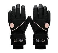 Elektrische beheizte Handschuhe - beheizte Handschuhe mit 3 Ebenen, elektrische Handschuhe, wetterfest und rutschfest | für Radfahren, Motorrad, Outdoor-Arbeiten, Constr