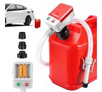 Elektrische Benzinpumpe für Kanister mit Auto-Stopp - Kraftstoffpumpe Ölabsaugpumpe für Benzin, Diesel & Öl, Kraftstoff Umfüllpumpe, Tragbare Dieselpumpe für Auto, Tank, Werkstatt