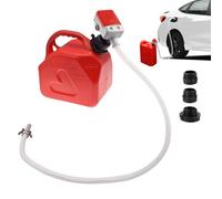 Elektrische Benzinpumpe für Kanister mit Auto-Stopp - Kraftstoffpumpe Ölabsaugpumpe für Benzin, Diesel & Öl, Kraftstoff Umfüllpumpe mit flexiblem Ansaugschlauch, Dieselpumpe für Tank, Werkstatt