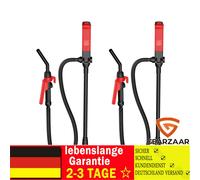 Elektrische Benzinpumpe für Kanister Umfüllpumpe 2x Benzin/Diesel/Öl Fasspumpe