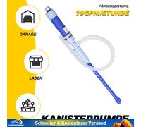 Elektrische Pumpe Fasspumpe Absaugpumpe Siphonpumpe für Öl Wasser Benzin Diesel