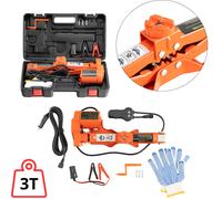 Elektrischer Wagenheber 3T 12V Auto Scherenwagenheber elektrisch mit Koffer