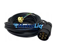 ELEKTRISCHES KABEL ANSCHLUSS KABEL ANHÄNGER 7,6 M 7-POLIG 7-ADRIGER KABELBAUM