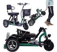 Elektro Dreirad für Senioren Mobilitätsroller mit 3 Rädern Elektromobil Klappbar Sreirad Seniorenmobil Rollatoren Seniorenmobil Dreirad Dreirad