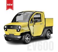 Elektro Kabinenroller LUQI EV600 PickUp Lieferwagen Pritsche 60km/h 2-Sitzer COC