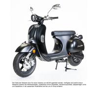 Elektro Roller Retro Vespa Style 3000W Reichweite 100km Vmax 45km/h schwarz NEU