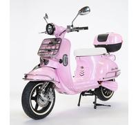 Elektro Roller Retro Vespa Style 4500W Reichweite 130km Vmax 85km/h pink