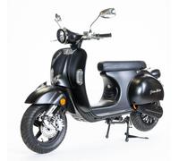 Elektro Roller Retro Vespa Style 4500W Reichweite 130km Vmax 85km/h schwarz NEU