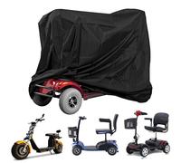 Elektromobil Abdeckhaube Wasserdichte Regenschutz,Motorradabdeckung,210D Oxford Abdeckplane Cover Fahrzeug Abdeckung Schutz Mobility Scooter Cover Wetterfest, UV- und Reißfest,190 * 71 * 117cm