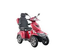 Elektromobil AKTIV MOBIL "AM E-Quad 1000, 25 km/h mit Topcase", rot, ElektromobileB:68,5cm H:112,5cm L:161,5cm, Topcase Fassungsvermögen von ca. 36 Litern, Staufach mit ca. 24 Litern, B:68,5cm H:112,5