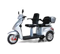 Deisla DS4-25 Vierrad mit Dach und Wetterschutz, Lithium-Akku, Rot, 25 / km/h 15