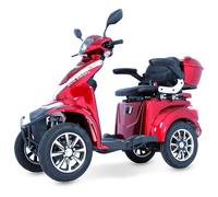 ECO ENGEL 532 Rot, Seniorenmobil 4 Rad Quad, Elektromobil, Elektroroller