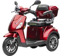 Elektromobil ECONELO "Seniorenmobil P1000, Blei-Akku, 25 km/h, 1000 Watt", rot, ElektromobileB:67cm H:102cm L:152cm, B:67cm H:102cm L:152cm (78520945-0) rot