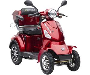 Elektromobil ECONELO "Seniorenmobil P4000, Blei-Akku, 25 km/h, 1000 Watt", rot, ElektromobileB:70cm H:100cm L:146cm, B:70cm H:100cm L:146cm (68536105-0) rot