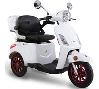 Elektromobil GREENSTREET "E-Mover", weiß, ElektromobileB:68cm H:111cm L:155cm, inkl. Topcase, B:68cm H:111cm L:155cm (14454211-0) weiß