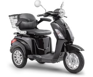 Elektromobil LUXXON "E3800", schwarz, ElektromobileB:68cm H:111cm L:155cm, bis zu 65 km Reichweite, Elektro Dreirad, Seniorenmobil, B:68cm H:111cm L:155cm (95489041-0) schwarz