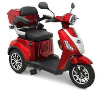 Elektromobil ROLEKTRO "Rolektro E-Trike 25 V.2-R31 Bleigel", rot, ElektromobileB:84cm H:116cm L:150cm, B:84cm H:116cm L:150cm (25069328-0) rot