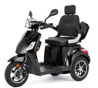 Elektromobil “Vita Care 1000”, 25 km/h, 20Ah, 60 Kilometer Reichweite, Blei-Gel Batterie, Seniorenmobil, E-Mobil, Senioren, Seniorenroller Straßenzulassung, Elektrofahrzeug, Schwarz