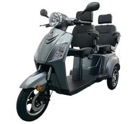 Elektromobil VITA CARE 2000, 25 km/h, light grey, 2 Personen, 1000 Watt, 60 km RW, Seniorenmobil, Straßenzulassung