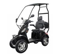 Elektromobil “Vita Care 4000 Li”, Dach, 25 km/h, 20Ah, 50 Kilometer Reichweite, Lithium Akku, Seniorenmobil, E-Mobil, Senioren, Seniorenroller Straßenzulassung, Elektrofahrzeug, Schwarz