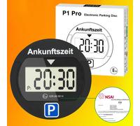 Elektronische Parkscheibe Digitale Mini Parkuhr mit Zulassung selbstklebend DHL