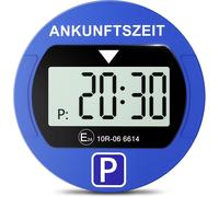 Elektronische Parkscheibe KBA-Zulassung Automatisch Digital Blau mit 2 Displays