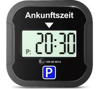 Elektronische Parkscheibe KBA-Zulassung Automatisch Digital Schwarz mit 2