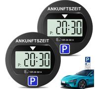 Elektronische Parkscheibe KBA Zulassung Digital 2 Displays Nachtmodus Batteri...