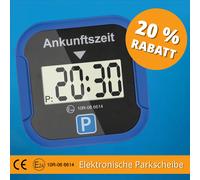 Elektronische Parkscheibe Parkuhr Automatische Park Digital mit Zulassung E24