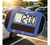 Elektronische Solar Parkscheibe Parkuhr automatisch elektrisch mit KBA Zulassung
