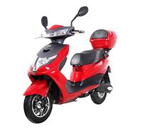 Elektroroller “Eagle Li”, 2000 Watt, 60 km Reichweite, Straßenzulassung, Lithium-Akku, Elektro Roller, E-Roller mit Sitz, Elektro Motorroller, Rot