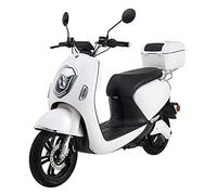 Elektroroller Elettrico 2.0 Li, 3000 Watt, bis zu 60 km Reichweite, Elektro-Roller, E-Roller mit Straßenzulassung, 25 km/h, 2 herausnehmbare Lithium-Akkus (Weiß)