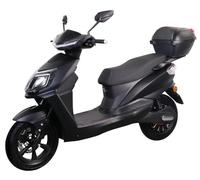 Elektroroller Futura Long Runner - E-Roller mit Straßenzulassung, 45 km/h, 160 km Reichweite, 2X Samsung Lithium-Akku, Schwarz