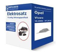 Elektrosatz 13-pol spezifisch für RENAULT Trafic 10.2006-05.2014 NEU inkl. EBA