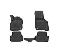 Element Passgenaue Premium 3D Gummimatten Fussmatten Designed für Citroen C4 Cactus, 2014-2024, 4 TLG, Schwarz