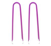 ELEOUTI 2 Stück Kfz Sicherungszieher Extraktionswerkzeug aus Edelstahl und PVC Multifunktionale Sicherungszieherzange für Autosicherungen zur Wartung Kleiner Motoren