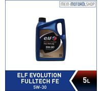 Elf Evolution Fulltech FE 5W-30 : 5 Liter