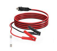 ELFCULB Zigarettenanzünder Stecker auf Krokodilklemmen 14AWG 1,5m | 12V Zigarettenanzünder Männlich auf Krokodilklemmen Verlängerungskabel für Autokühlschrank, Luftpumpe, Kompressor