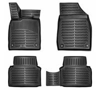 ELMASLINE 3D Gummimatten für SMART FORFOUR 2014-2021 (W453) | Verbrenner | Fußmatten mit hohen Rand - Zubehör
