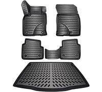 ELMASLINE 3D Gummimatten + Kofferraumwanne Set für FORD KUGA 3 (III) 2019-2024 | Fußmatten Hoher Rand