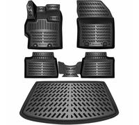 ELMASLINE 3D Gummimatten & Kofferraumwanne Set für TOYOTA Yaris ab 2020 HYBRID