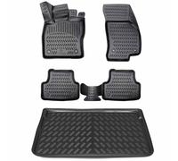 ELMASLINE 3D Gummimatten & Kofferraumwanne Set für VW CADDY ab 2020 | Hoher Rand