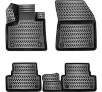 ELMASLINE 3D Gummimatten Set für DS 7 Crossback 2018-2024 |Extra hoher 5cm Rand | Zubehör Fußmatten